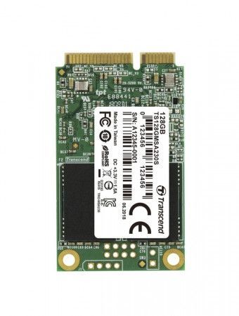 TRANSCEND MSA230S 128GB SSD disk mSATA, SATA III 6Gb/s (3D TLC), 550MB/s R, 400MB/s W, TS128GMSA230S