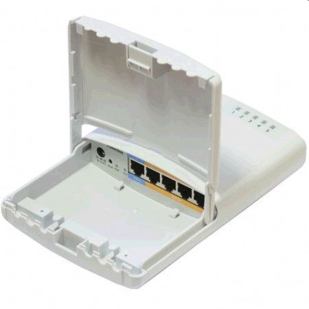 Router Mikrotik RB750P-PBr2 venkovní 64MB RAM, 5xLAN, Outdoor, nap. adaptér, ROS L4, mont.set, RB750P-PBr2