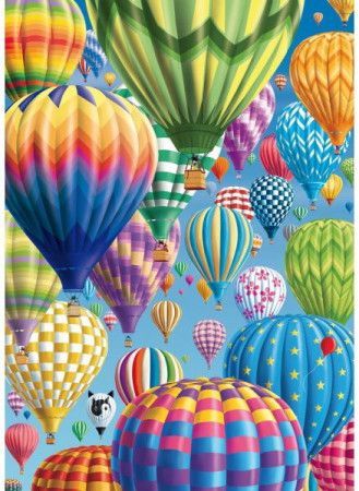 SCHMIDT Puzzle Nebe plné balónů 1000 dílků