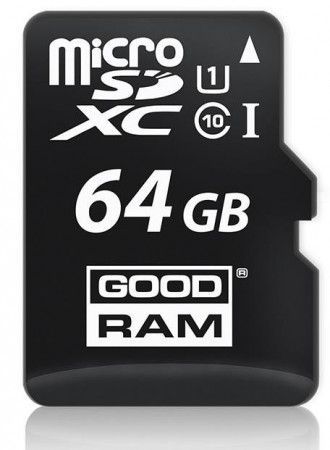 Paměťová karta microSD 64GB Class 10 UHS-I + SD adaptér