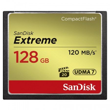 SanDisk Extreme CompactFlash 128GB UDMA7 SDCFXSB-128G-G46