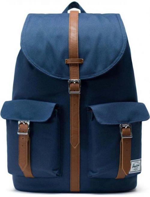 batoh HERSCHEL - Dawson Navy/Tan Synthetic Leather (00007)