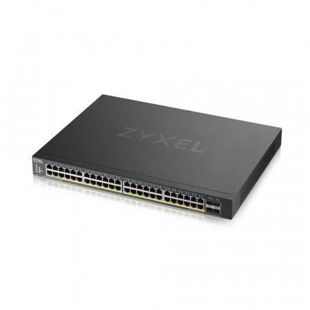 Zyxel XGS1930-52HP, 52 Port Smart Managed PoE Switch, 48x Gigabit PoE and 4x 10G SFP+, hybird mode, standalone or Nebula, XGS1930-52HP-EU0101F