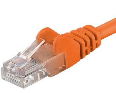 PremiumCord Patch kabel UTP RJ45-RJ45 level 5e 5m oranžová, sputp050E