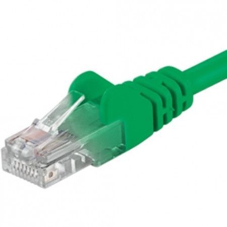 PremiumCord sputp015G Patch, UTP RJ45-RJ45 level 5e, 1,5m, zelený
