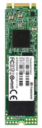 TRANSCEND MTS820 480GB SSD disk M.2 2280, SATA III (TLC), TS480GMTS820S