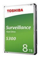 TOSHIBA HDD S300 Surveillance 8TB, SATA III, 7200 rpm, 256MB cache, 3,5