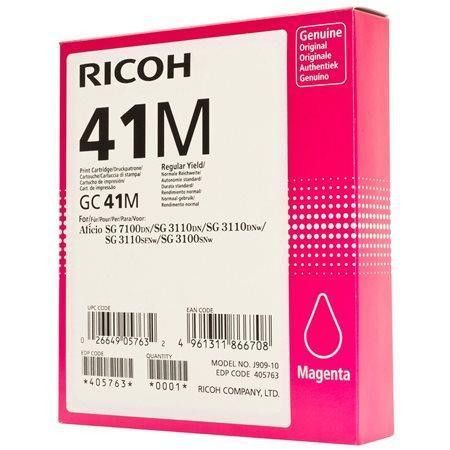 405763 Toner pro SG 3100SNw, SG 7100DN tiskárny, RICOH Type GC41M magenta, 2 200 stránek, 405763