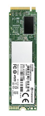 TRANSCEND MTE220S 512GB SSD disk M.2 2280, PCIe Gen3 x4 NVMe 1.3 (3D TLC), 3500MB/s R, 2800MB/s W, TS512GMTE220S
