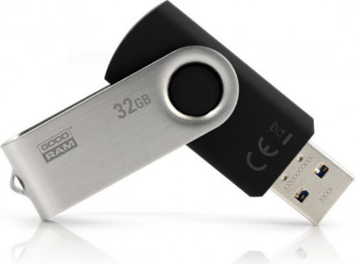 GOODRAM memory USB UTS3 32GB USB 3.0 Černá, UTS3-0320K0R11