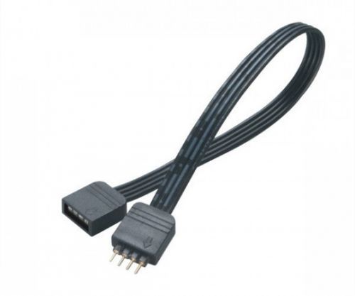 AKASA - prodlužovací kabel pro LED pásky 50 cm, AK-CBLD01-50BK