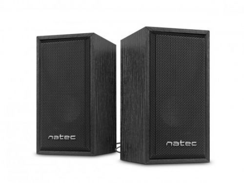 Natec Panther computer speakers 2.0 6W RMS, Black, NGL-1229