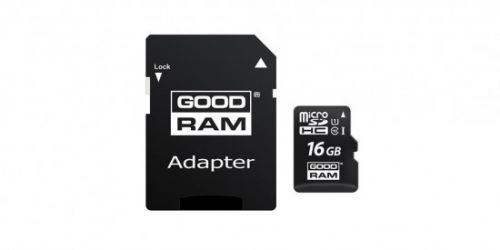 GOODRAM memory card Micro SDHC 16GB Class 10 UHS-I + Adapter