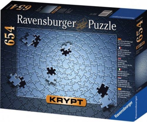 RAVENSBURGER Puzzle KRYPT (barva stříbrná) 654 dílků