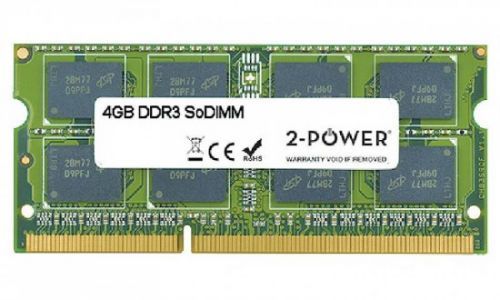 2-Power 4GB PC3-8500S 1066MHz DDR3 CL7 SoDIMM 2Rx8 (DOŽIVOTNÍ ZÁRUKA), MEM5003A