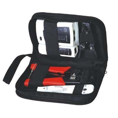 NETWORK KIT 5 pouzdro/tester/nářadí,