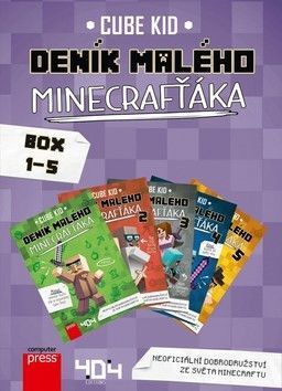 Deník malého Minecrafťáka BOX 1-5 - Kid Cube