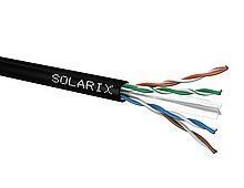 UTP kabel venkovní černý Solarix SXKD-6-UTP-PE metráž