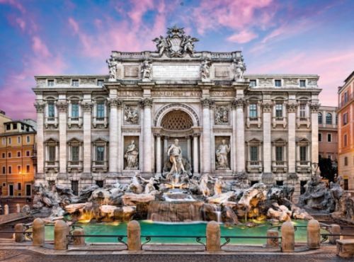 CLEMENTONI Puzzle Fontána di Trevi, Itálie 500 dílků