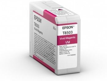 Epson Singlepack Photo Vivid Magenta T850300 UltraChrome HD ink 80ml, C13T850300