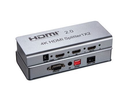 HDMI 2.0 splitter 1-2 porty, 4K x 2K/60Hz, FULL HD, khsplit2e