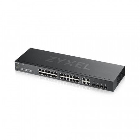 Zyxel GS1920-24v2, 28-port Gigabit WebManaged switch: 24x Gigabit metal +  4x Gigabit combo (metal/SFP), IPv6, GS1920-24V2-EU0101F