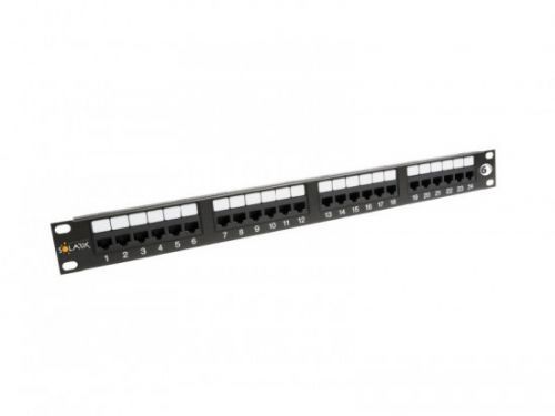 PATCH PANEL CAT6 UTP SX24-6-UTP-BK