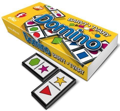 Dětská hra Domino Barvy a tvary, EFKO