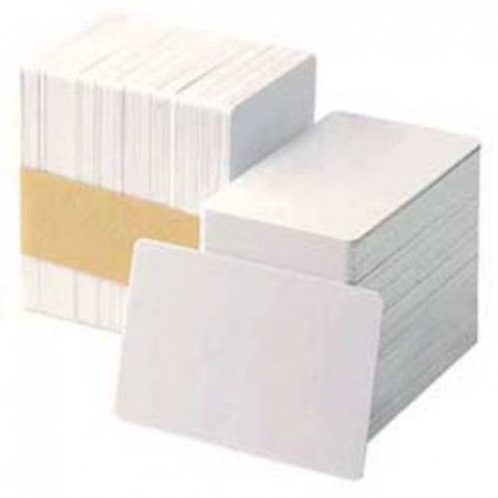 Karta Zebra PVC karty, balení 500ks karet na potisk, bílá barva, 104523-210