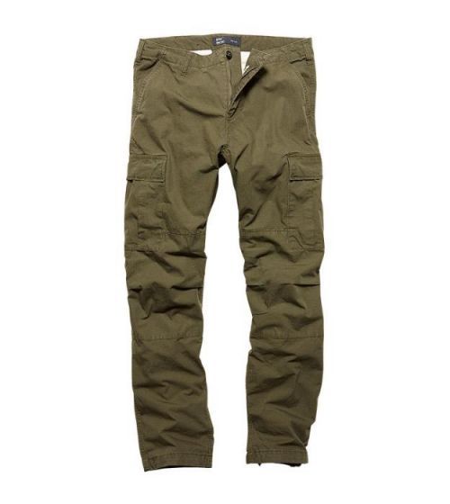 Kalhoty Vintage Industries Tyrone BDU - tmavě olivové