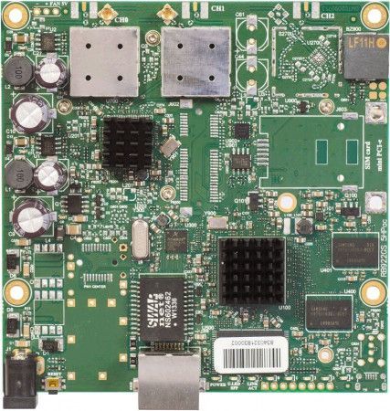 MIKROTIK RouterBOARD RB911G-5HPacD 802.11ac 2x2 two chain, RouterOS L3, 1xGLAN, 2xMMCX, RB911G-5HPacD