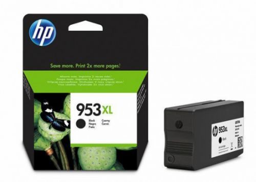 Inkoustová cartridge HP 953XL, do tiskárny OfficeJet Pro 8210, 8700, černá, 2k, HP, L0S70AE