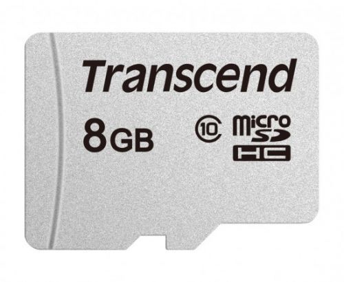 Transcend paměťová karta 8GB 300S micro SDHC UHS-I U3 (čtení/zápis: 95/45MB/s)
