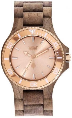 WEWOOD DATE MB NUT ROUGH ROSE GOLD