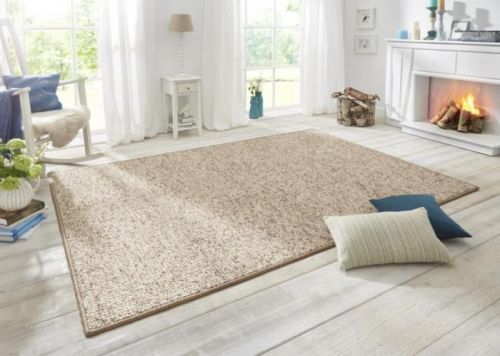 BT Carpet - Hanse Home koberce Ložnicová sada Wolly 102842 Beige Brown - 2 kusy: 67x140 + 1 kus: 67x250 cm Hnědá
