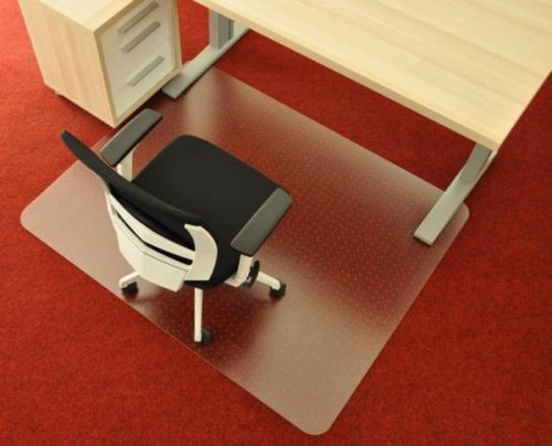 SMARTMATT-H Podložka pod kolečkovou židli na koberce - 90x120 cm Průhledná