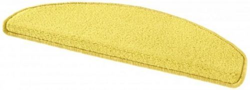 Hanse Home Collection koberce Sada 15ks nášlapů na schody: Fancy 103002 žluté - 23x65 půlkruh Žlutá
