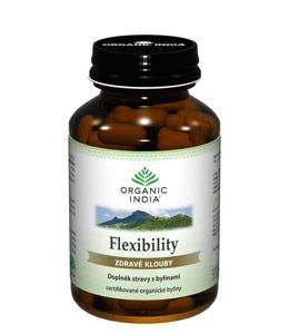 Organic India (čaje, doplňky stravy) BIO Kapsle Flexibiliti Bio - Zdravé Klouby 60 kapslí Organic India