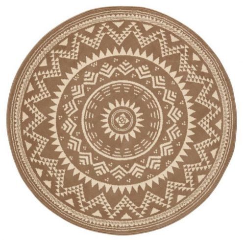 Hanse Home Collection koberce Kusový koberec Celebration 103443 Valencia Brown - 140x140 kruh cm Hnědá