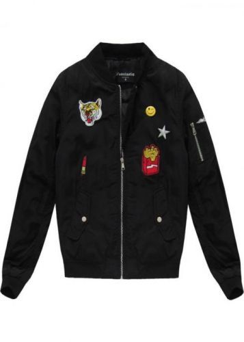 Černá dámská bomber bunda