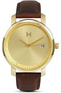 MVMT SIGNATURE SERIES - 38 MM GOLD/BROWN LEATHER