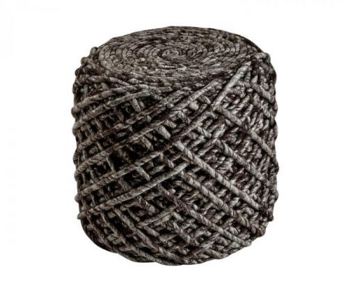 Obsession koberce Sedací vak ROYAL POUF POR 888 Coffee - Průměr 40-45 cm cm Expres Hnědá