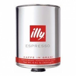 Illy (káva) Káva Illy - středně pražená,zrnková 3 kg velká plechová dóza