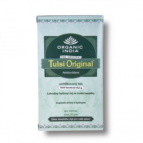 BIO Čaj Tulsi Original Tea - bazalka 25 sáčků Organic India