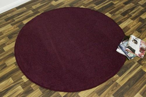 Hanse Home Collection koberce Kusový koberec Nasty 102368 Brombeer Violett kruh - 200x200 kruh cm Fialová