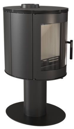 KRATKI Krbová kamna KOZA ORBIT - černá