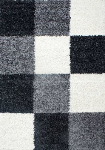 Ayyildiz koberce Kusový koberec Life Shaggy 1501 black - 60x110 cm Černá