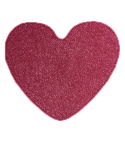 Kusový koberec Eton růžový srdce - 100x120 srdce cm Vopi koberce