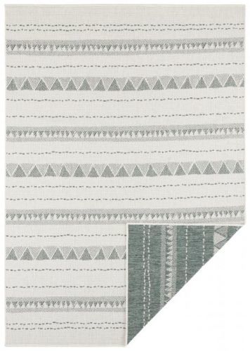 Bougari - Hanse Home koberce Kusový koberec Twin Supreme 103754 Green/Cream - 80x150 cm Zelená
