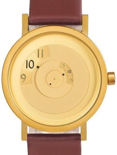 PROJECT WATCHES Reveal BRASS / Brown / Leather